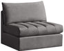 Jacob Velvet Armless - Sterling House Interiors