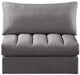 Jacob Velvet Armless - Sterling House Interiors
