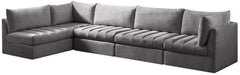 Jacob Velvet Modular Sectional - Sterling House Interiors