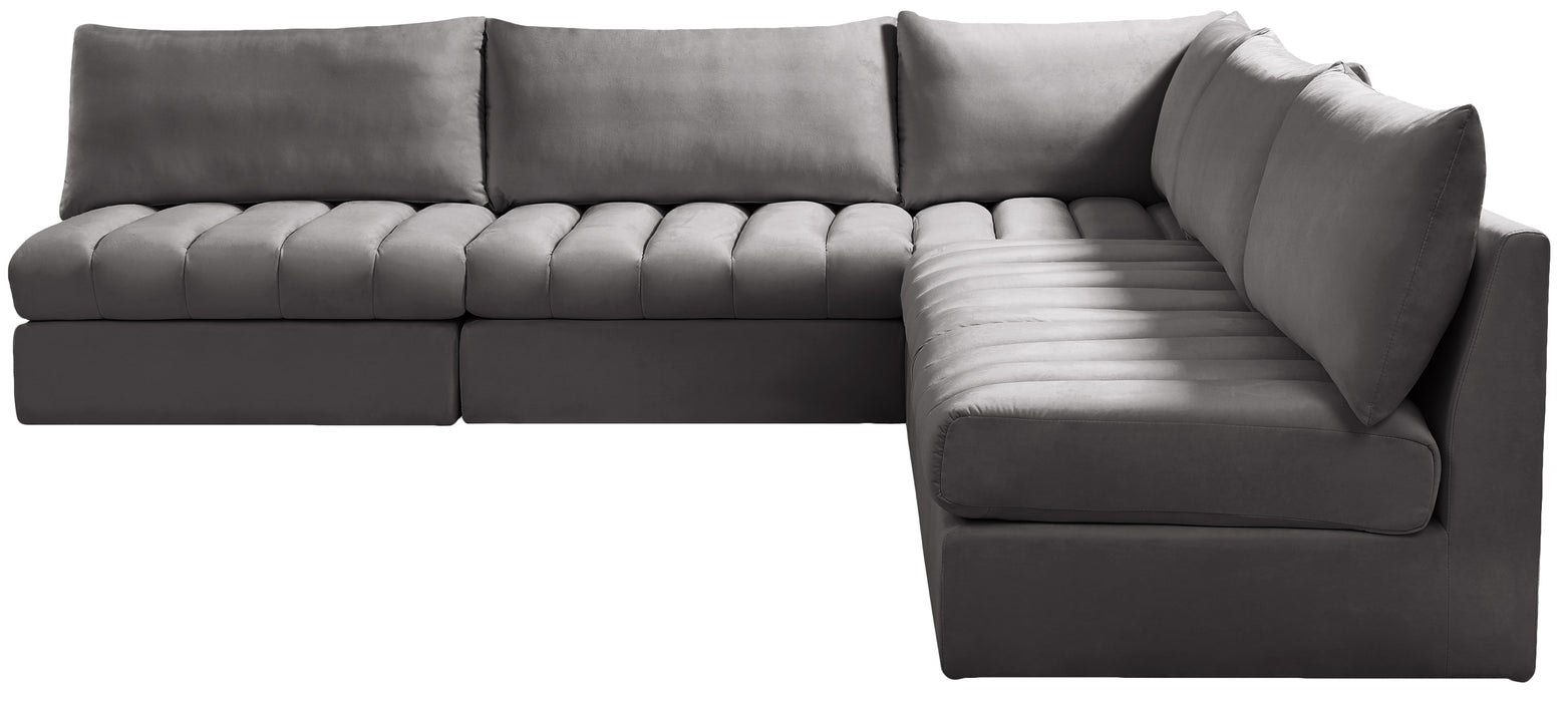 Jacob Velvet Modular Sectional - Sterling House Interiors