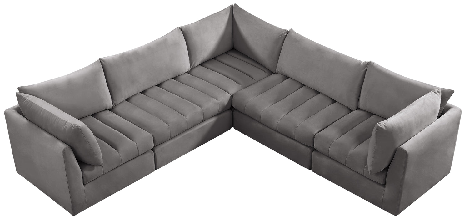 Jacob Velvet Modular Sectional - Sterling House Interiors