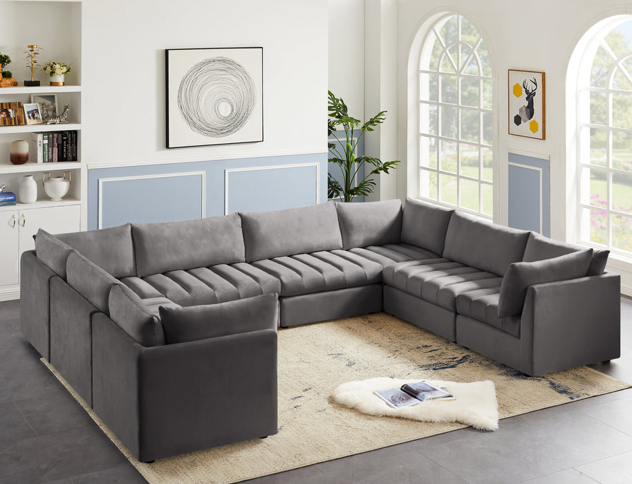 Jacob Velvet Modular Sectional - Sterling House Interiors