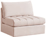Jacob Velvet Armless - Sterling House Interiors