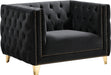 Michelle Black Velvet Chair - Sterling House Interiors