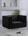 Michelle Black Velvet Chair - Sterling House Interiors