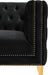 Michelle Black Velvet Chair - Sterling House Interiors