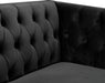 Michelle Black Velvet Chair - Sterling House Interiors
