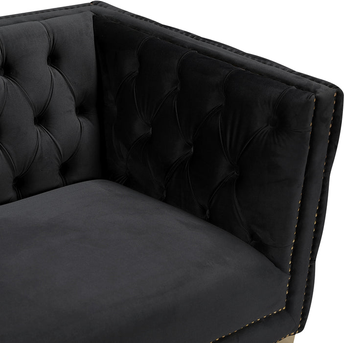 Michelle Pink Velvet Loveseat - Sterling House Interiors