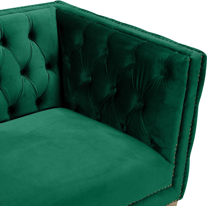 Michelle Pink Velvet Loveseat - Sterling House Interiors