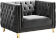 Michelle Black Velvet Chair - Sterling House Interiors
