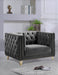Michelle Black Velvet Chair - Sterling House Interiors