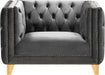 Michelle Black Velvet Chair - Sterling House Interiors