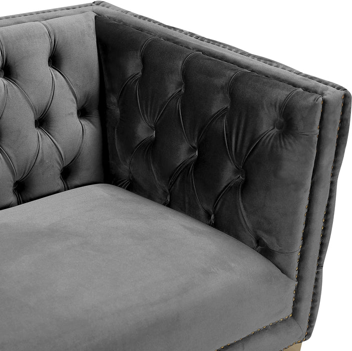 Michelle Pink Velvet Loveseat - Sterling House Interiors