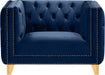 Michelle Black Velvet Chair - Sterling House Interiors