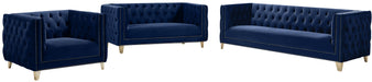 Michelle Black Velvet Chair - Sterling House Interiors