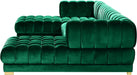 Gwen Velvet 3pc. Sectional (3 Boxes) - Sterling House Interiors