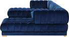 Gwen Velvet 3pc. Sectional (3 Boxes) - Sterling House Interiors