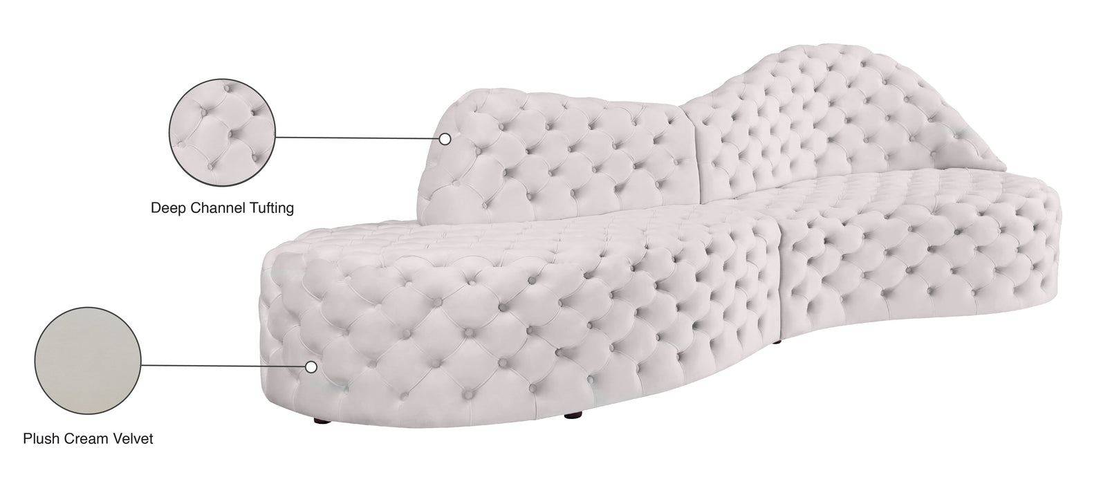 Royal Velvet 2 PC. Sectional - Sterling House Interiors