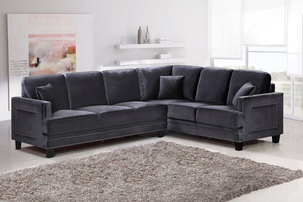 Ferrara Velvet 2Pc. Sectional - Sterling House Interiors