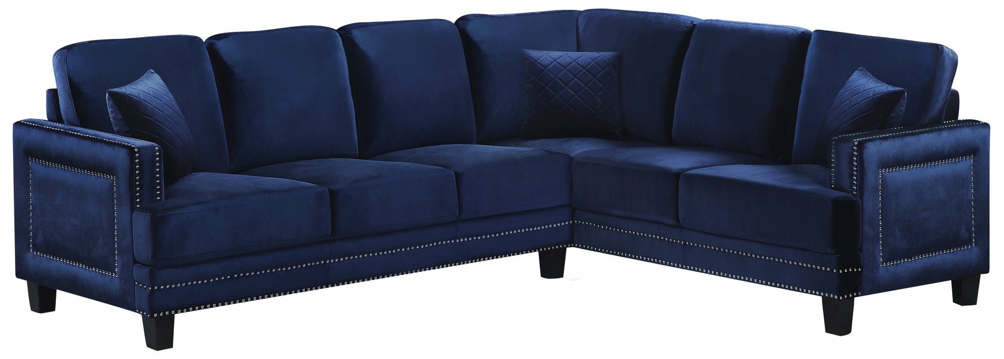 Ferrara Velvet 2Pc. Sectional - Sterling House Interiors