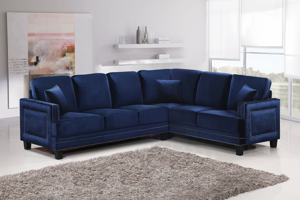 Ferrara Velvet 2Pc. Sectional - Sterling House Interiors