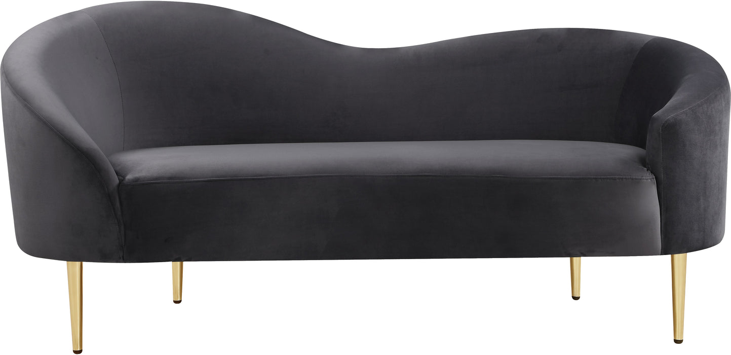 Ritz Velvet Loveseat - Sterling House Interiors