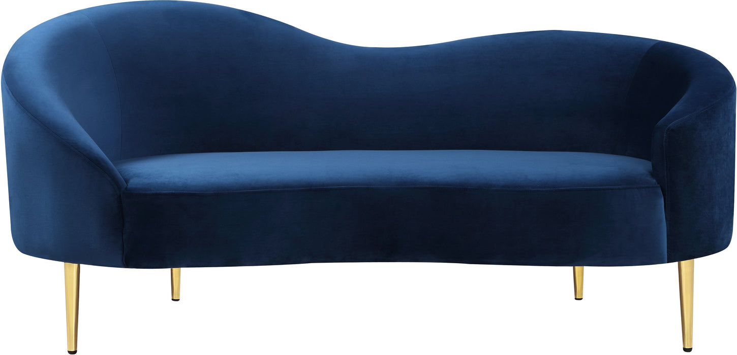 Ritz Velvet Loveseat - Sterling House Interiors