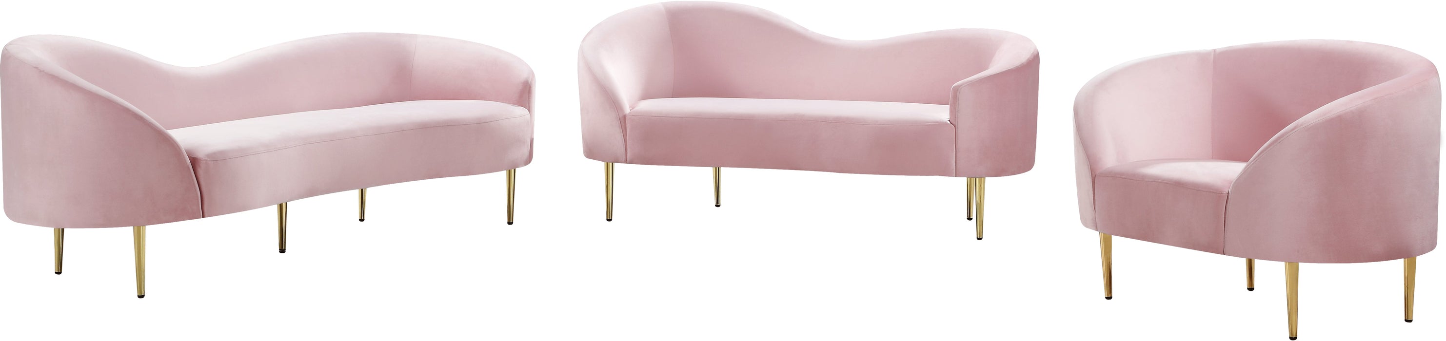 Ritz Velvet Loveseat - Sterling House Interiors