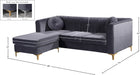 Eliana Velvet 2pc. Reversible Sectional - Sterling House Interiors