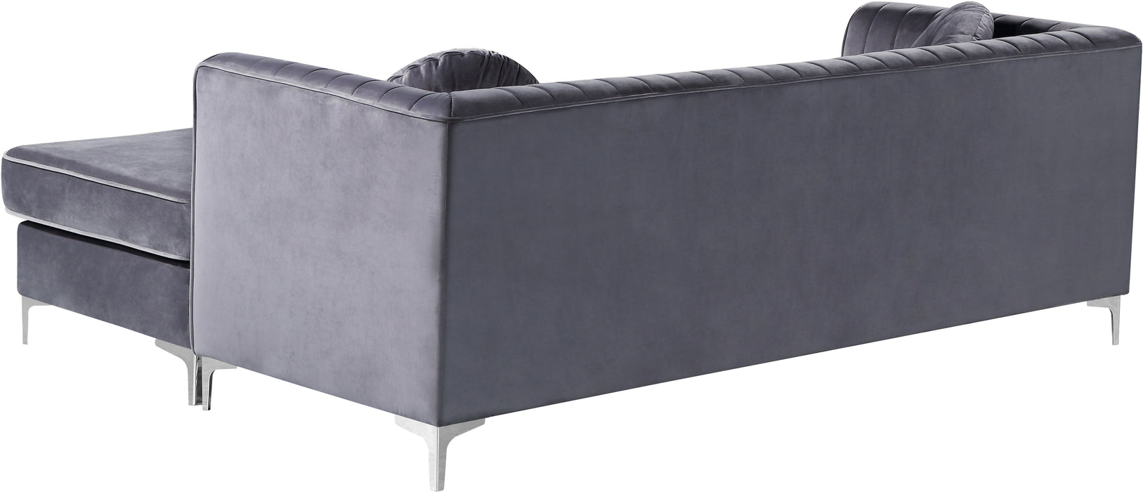 Eliana Velvet 2pc. Reversible Sectional - Sterling House Interiors