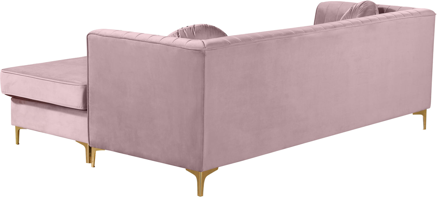 Eliana Velvet 2pc. Reversible Sectional - Sterling House Interiors