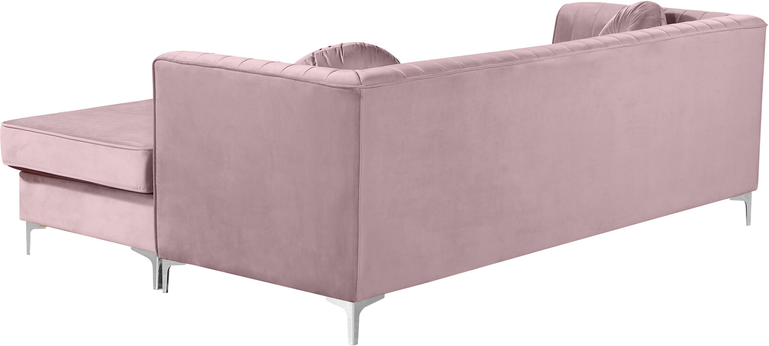 Eliana Velvet 2pc. Reversible Sectional - Sterling House Interiors