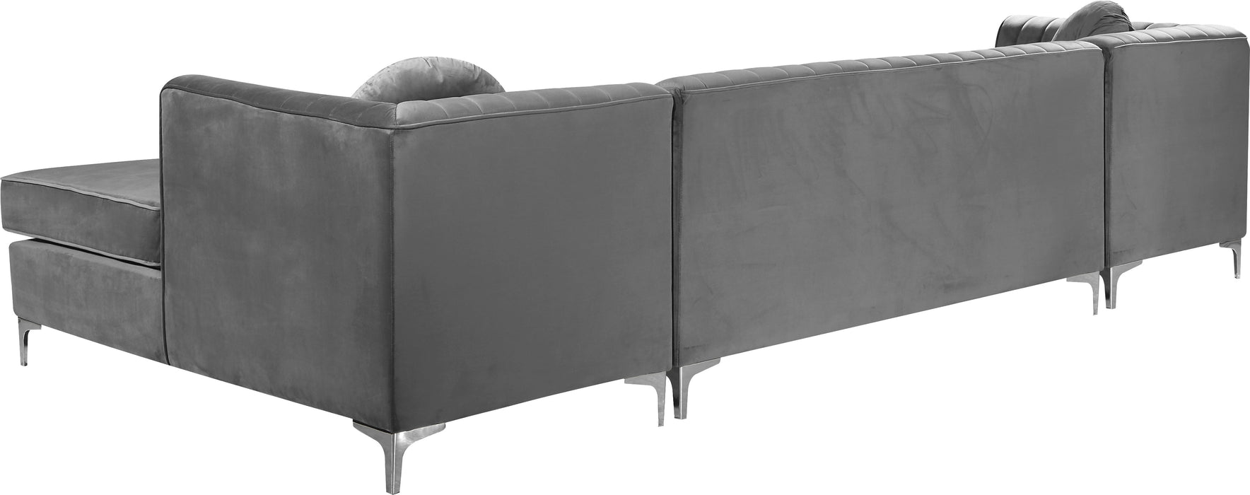 Graham Velvet 3pc. Sectional - Sterling House Interiors