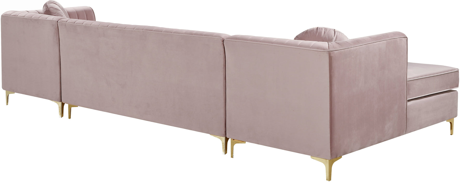 Graham Velvet 3pc. Sectional - Sterling House Interiors