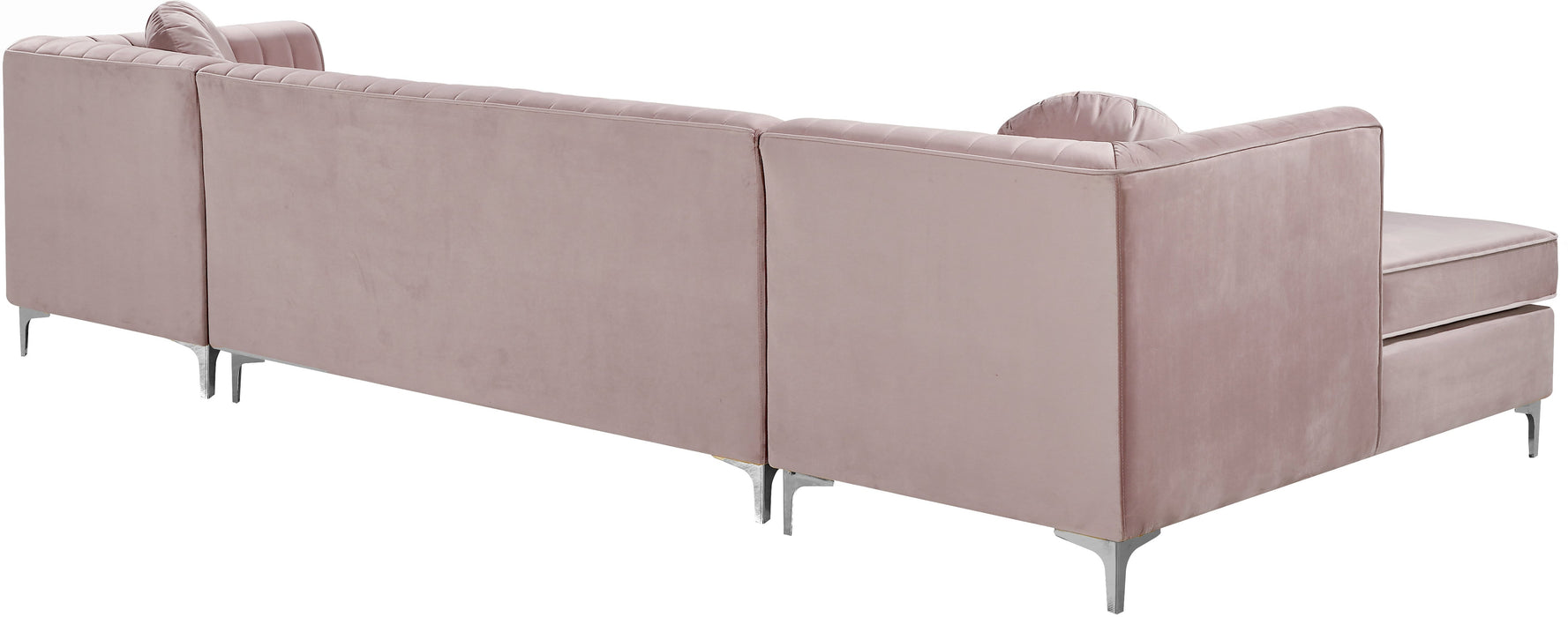 Graham Velvet 3pc. Sectional - Sterling House Interiors