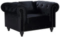 Chesterfield Velvet Chair - Sterling House Interiors