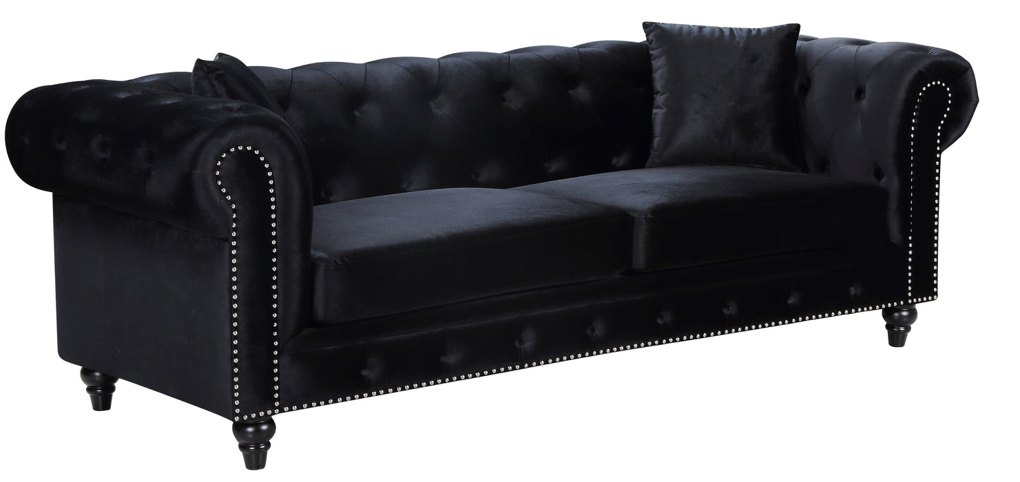 Chesterfield Linen Sofa - Sterling House Interiors