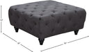 Chesterfield Velvet Ottoman - Sterling House Interiors