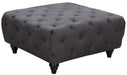 Chesterfield Velvet Ottoman - Sterling House Interiors