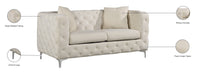 Scarlett Velvet Loveseat - Sterling House Interiors