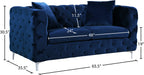 Scarlett Velvet Loveseat - Sterling House Interiors