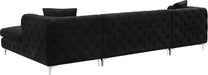 Gail Velvet 3pc. Sectional - Sterling House Interiors