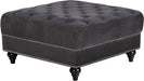 Sabrina Velvet Ottoman - Sterling House Interiors