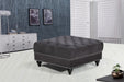 Sabrina Velvet Ottoman - Sterling House Interiors