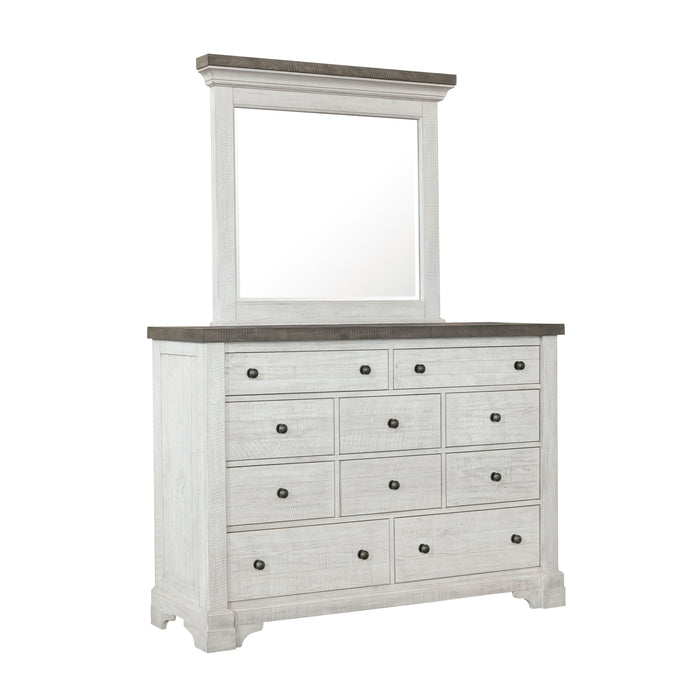 Valley Ridge 10 Drawer Dresser White