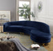 Serpentine Velvet Sectional - Sterling House Interiors