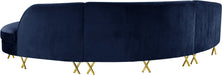 Serpentine Velvet Sectional - Sterling House Interiors