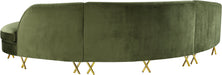 Serpentine Velvet Sectional - Sterling House Interiors