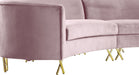 Serpentine Velvet Sectional - Sterling House Interiors