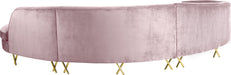 Serpentine Velvet Sectional - Sterling House Interiors